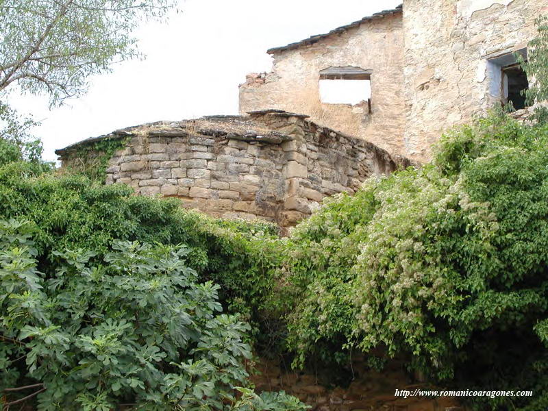 CABECERA DEL TEMPLO. VISTA NORESTE